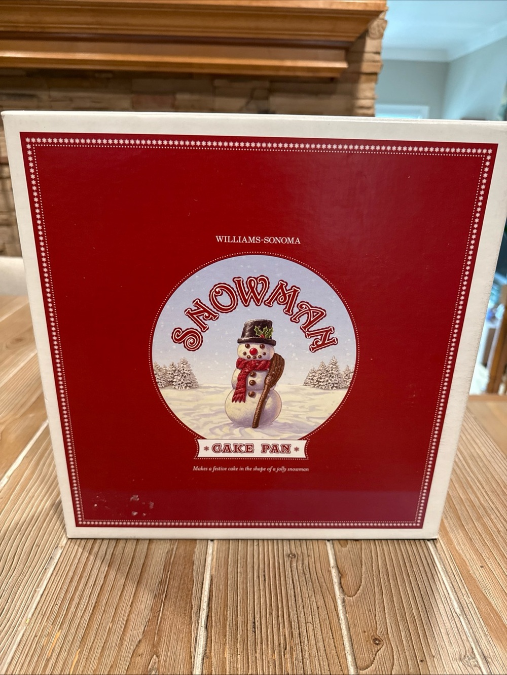 Williams Sonoma Nordic Ware Snowman Cake Pan Aluminum Mold Christmas Holiday